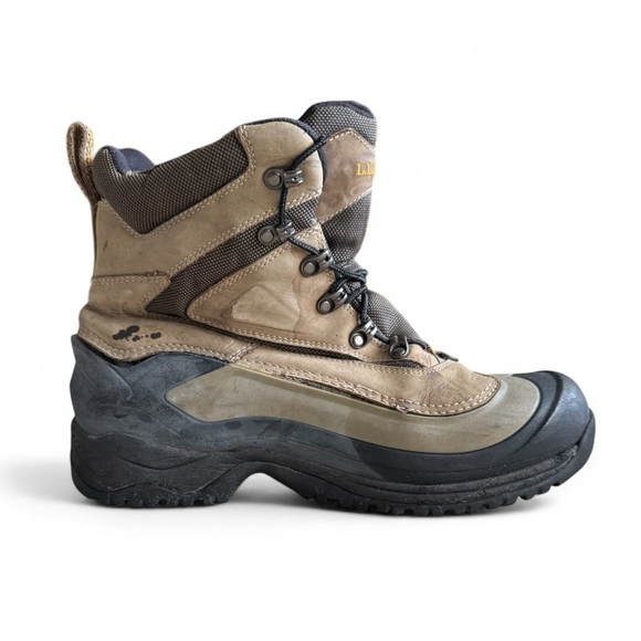 L.L. Bean TEK2.5 Waterproof Insulated Winter Snow Boots Outdoor Hiking Brown 11 - Picture 3 of 13